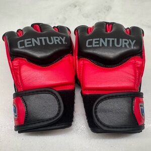 Century Drive Red and Black MMA Fighting Gloves Youth L/XL